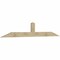 Ekena Millwork Portland Rough Sawn Timber Gable Bracket, Douglas Fir, 108"W x 18"H x 2"D x 6"F, 4/12 Pitch GBW108X18X0206POR00RDF - alternate 5
